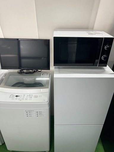 単身用、新生活用白物家電4点セット🥳