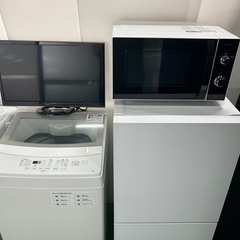 単身用、新生活用白物家電4点セット🥳