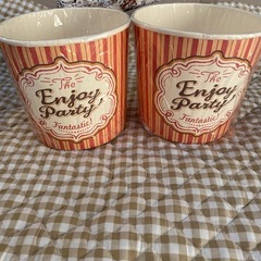2個セット　ポップコーン　カップ　スナックカップの画像