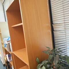 美品☆木目調のシンプル収納棚（5段）の画像
