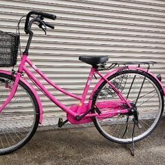  新品カゴ付　26インチ自転車