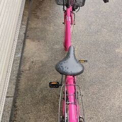  新品カゴ付　26インチ自転車の画像