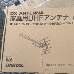 未使用保管品/DXアンテナ 家庭用UHFアンテナ USA-19Dの画像