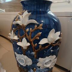 CAPODIMONTE 花瓶 イタリア製 陶器製 フラワーベース