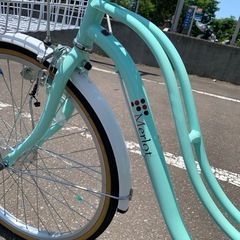 美原店 メルロート LEDオートライト付き 自転車　24インチの画像