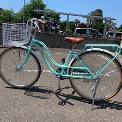 美原店 メルロート LEDオートライト付き 自転車　24インチ