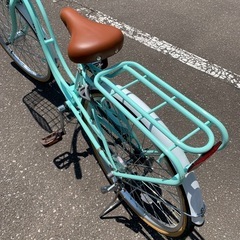 美原店 メルロート LEDオートライト付き 自転車　24インチの画像