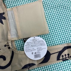 カルディエコバッグ　to be happy ベージュの画像