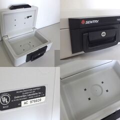 セントリー 手提げ金庫 ポータブル耐火保管庫 カギ1本付き SENTRY 1100 耐火金庫 貴重品保管 ☆ 札幌市 北区 屯田 の画像