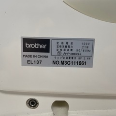 【お取引中】brother ブラザー　ミシン　コンパクト　の画像