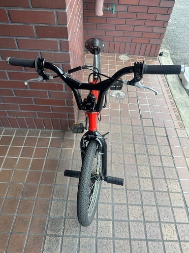20インチ　BMX（DF）　360°回転ジャイロ　レッド　