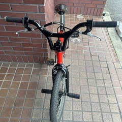 20インチ　BMX（DF）　360°回転ジャイロ　レッド　の画像