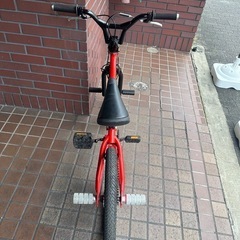 20インチ　BMX（DF）　360°回転ジャイロ　レッド　の画像