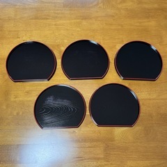 新品 お盆5枚セット（和菓子など）