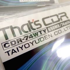 太陽誘電 データ用CD-R CDR-74WTY 7枚セットThat's 650MB/74min 札幌市屯田店の画像