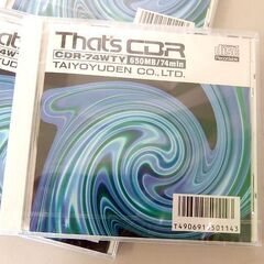 太陽誘電 データ用CD-R CDR-74WTY 7枚セットThat's 650MB/74min 札幌市屯田店の画像