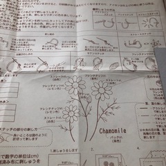 フェリシモ　リボン刺しゅうキットの画像