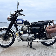カワサキ　川崎　W650 1999年　posh ポッシュキャブトンマフラーの画像