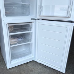 札幌市内配送可 【6ヵ月保証付き】 美品 24年製 アイリスオーヤマ 170L 幅スリム 2ドア冷蔵庫 IRSD-17A-Wの画像