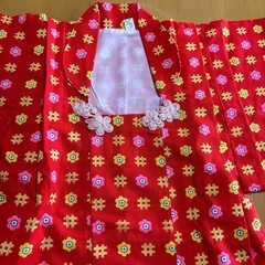 丈93㎝くらいの着物　kids 七五三などにの画像