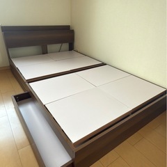 セミダブルベッドベッドフレームのみ1000円 ※解体した状態でお
