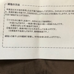 【南高梅1.5㎏】減塩してませんの画像