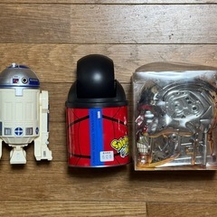 USJ容器セット R2-D2 スパイダーマン ターミネーターの3点セットの画像