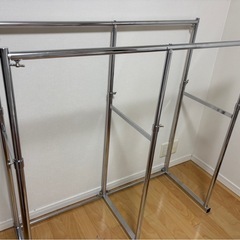 伸縮2連ハンガーの画像