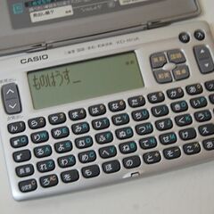 CASIO 電子辞書 EX-word XD-80A シルバー 動作確認済み 国語辞典・英和辞典・和英辞典 カシオ エクスワード  札幌市 清田区 平岡の画像