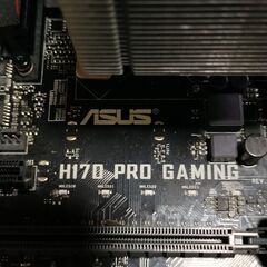 i7-6700k と ASUS H170 PRO GAMINGの画像