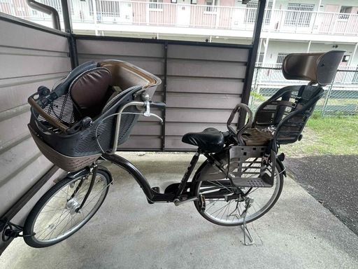 チャイルドシート付き自転車