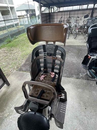 チャイルドシート付き自転車
