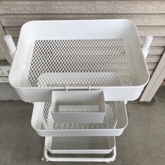 【決まりました】☆ワゴンラック　キャスター付き①の画像