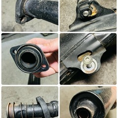 ☆YAMAHA☆TZR250☆純正マフラー☆右のマフラー中古☆の画像