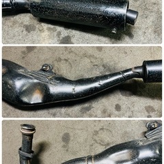 ☆YAMAHA☆TZR250☆純正マフラー☆右のマフラー中古☆の画像