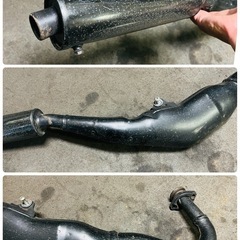 ☆YAMAHA☆TZR250☆純正マフラー☆右のマフラー中古☆の画像