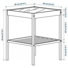 IKEA NESNA ネスナ　サイドテーブルの画像