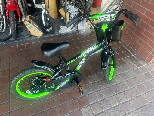 ★美品★16インチ　カゴ付き子供用自転車　ブラック