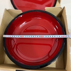 黒内朱　盆付多用鉢の画像