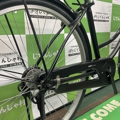 【成約済】【No.32】特価‼︎/前輪タイヤ新品で整備済‼︎26インチ/ファミリー自転車/ブラックの画像