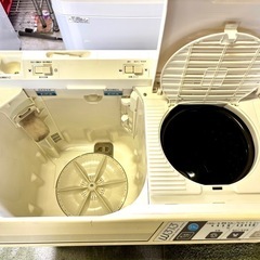 【昭和レトロ家電・可動品】】✨1987年製 National2槽式洗濯機 愛妻号33の画像