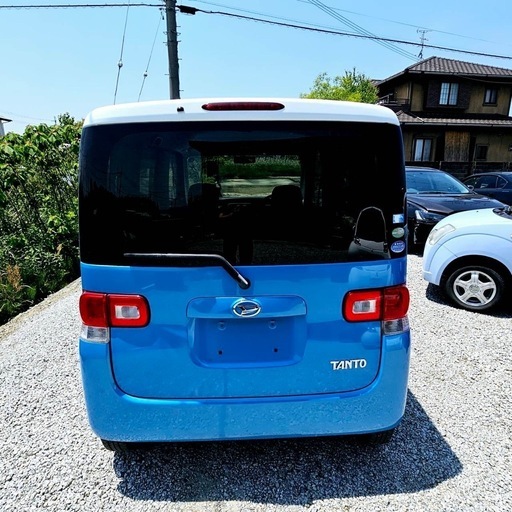 2年車検付き！ダイハツタントXスペシャルH23DBA-L375Sブルー×ホワイト