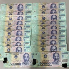 ベトナム紙幣1060万ドン500000ドン20枚 200000ドン3枚 (ゴッド
