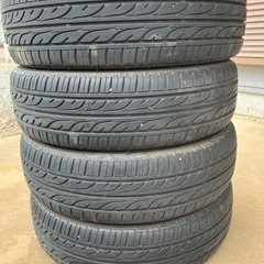 千葉　スバル　R1純正ホイール　エンケイ　15インチ4.5J+45 タイヤ付きの画像