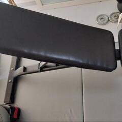 40㌔可変式ダンベル　ダンベル10㌔　ダンベルベンチ3点の画像