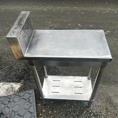 中古　作業台 幅300×奥行600×高さ820 業務用 飲食店 店舗 厨房機器 作業台  業務用作業台の画像