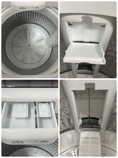 R089 ☀️ 2024年製の高年式♪ Haier 洗濯機（洗濯4.5㎏) JW-U45EA ⭐ 動作確認済 ⭐ クリーニング済