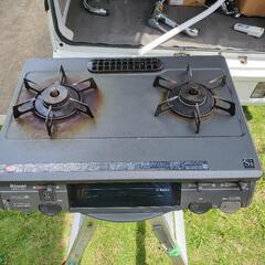 ガスコンロ　ガステーブル　LPガス　ホース付きの画像