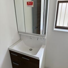 【新品未使用】洗面化粧台 LIXIL EV　※未撤去品につき条件で金額が違います。最後までご一読ください。の画像