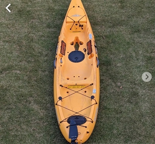 足漕ぎホビーカヤックレボリューション11【引き取り限定】